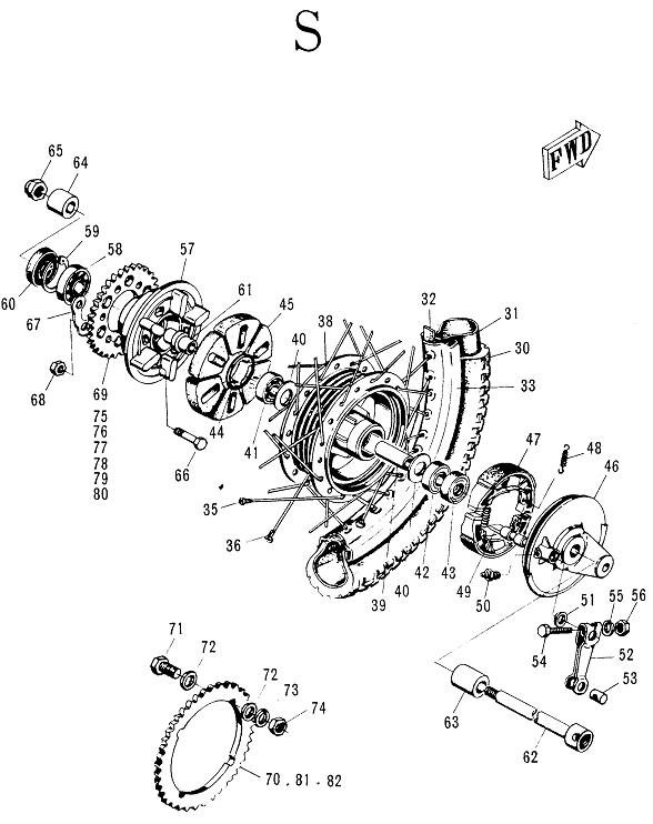 Model 92B Figure S2 Schematic - Hodaka-Parts.com